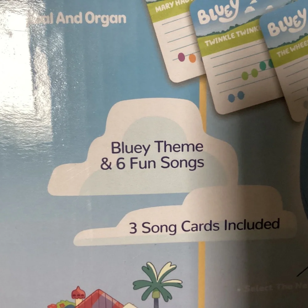 Bluey Electronic Piano 3+ New